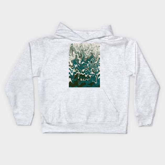 FLUIDITY. Kids Hoodie by beanzzzart